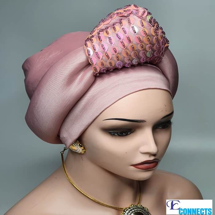 Sequin Fashion Turban Hat